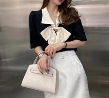 【现货】蝴蝶结上衣，其它，色调轩