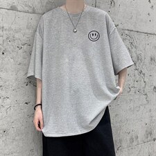 HT73224-P22华夫格t恤男短袖男大码五分袖大皂风，男装T恤，电商A040