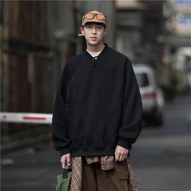 Cityboy高街440克圆领纯色卫衣秋冬潮男棉套头外套BW001-P70控98,男装卫衣,星座216(原A116)