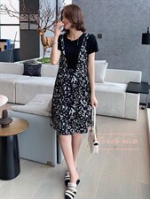 夏装新款，时尚套装、连衣裙，女装套装/套裙，紫锦百艳