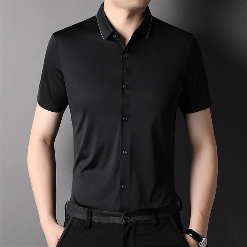 AG6583钱塘2020-3夏季新款无痕精品短袖衬衣量大价优P61图片