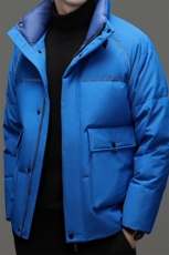 羽绒服男2023冬季新款中年男士商务休闲上衣厚款保暖男装外套，男装羽绒服，电商B212（原钱塘6029）