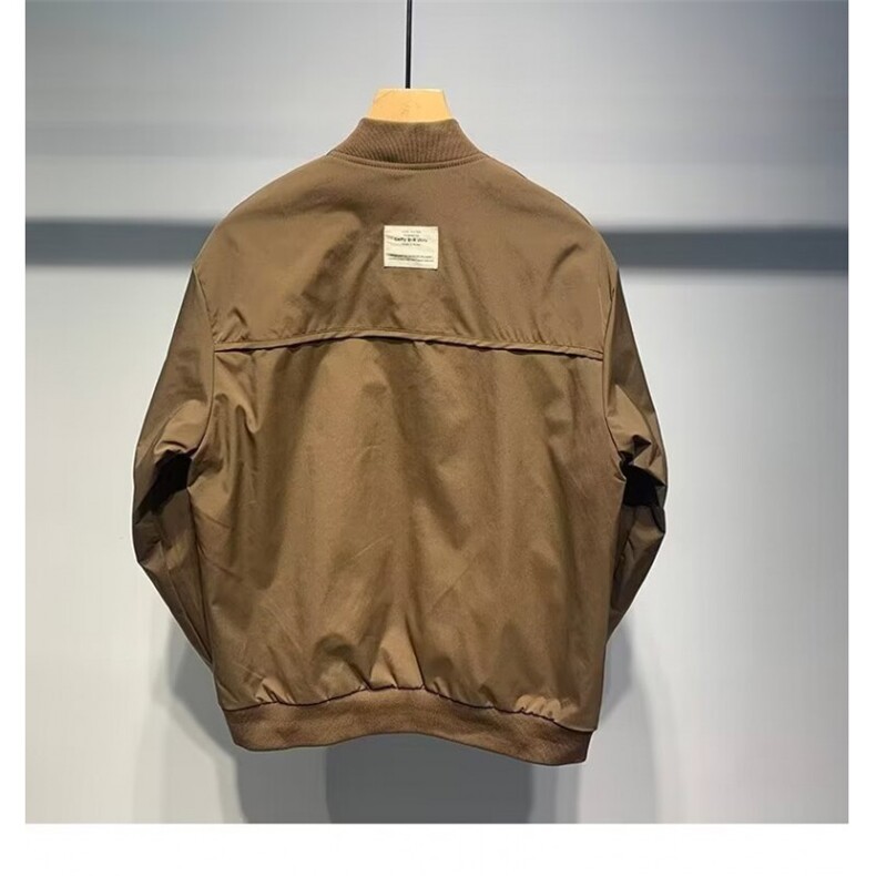 W10417-P53网图现货潮牌夹克潮流百搭休闲外套工装立领棒球服,男装夹克,星座1608