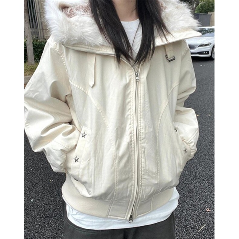 简约通勤风杏色棉服外套冬季保暖百搭休闲加厚棉衣M3624,男装棉衣,星座1116A（原606A-3）
