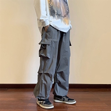 日系cityboy休闲裤子男春秋季高街潮牌宽松直筒工装裤K4621-P50，男装休闲裤，星座512-2