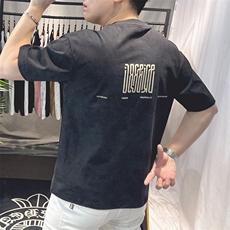 2025新款扎染发泡潮流短袖t恤男士欧货潮牌夏季男款男装体恤HTX57，男装T恤，星座208-5