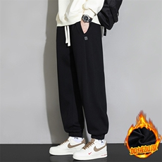 M-8XL男士加绒加厚大码宽松休闲运动休闲裤大码元，男装卫衣，星座209