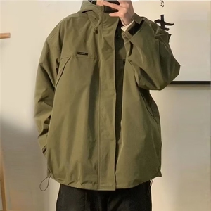 日系防风冲锋衣外套男春秋潮牌工装男夹克JKG93-P45图片