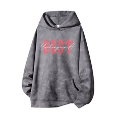 得物供货、重磅420克现货麂皮绒扎染卫衣HD019-1-WL25104ZR-P45，男装卫衣，电商019-1