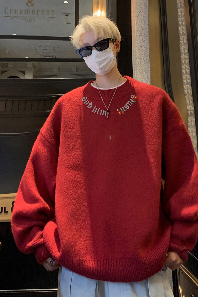 高质量！秋冬季半高领毛衣男士加绒加厚线衣针织衫男DMY539-特P38,男装针织衫/毛衣,电商B371