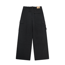 百度纯棉水洗做旧休闲裤长裤工装裤直筒裤A014-DY25216-P70控98，男装休闲裤，电商A014