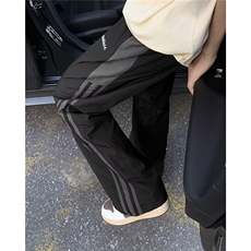 DG853-P40夏季2025新款宽松潮牌直筒裤速干阔腿运动休闲长裤，男装休闲裤，星座603-2