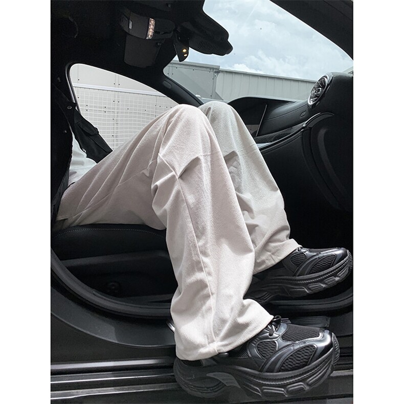 现货春款情侣美式垂感大码休闲裤A017K775P45,男装休闲裤,电商A017