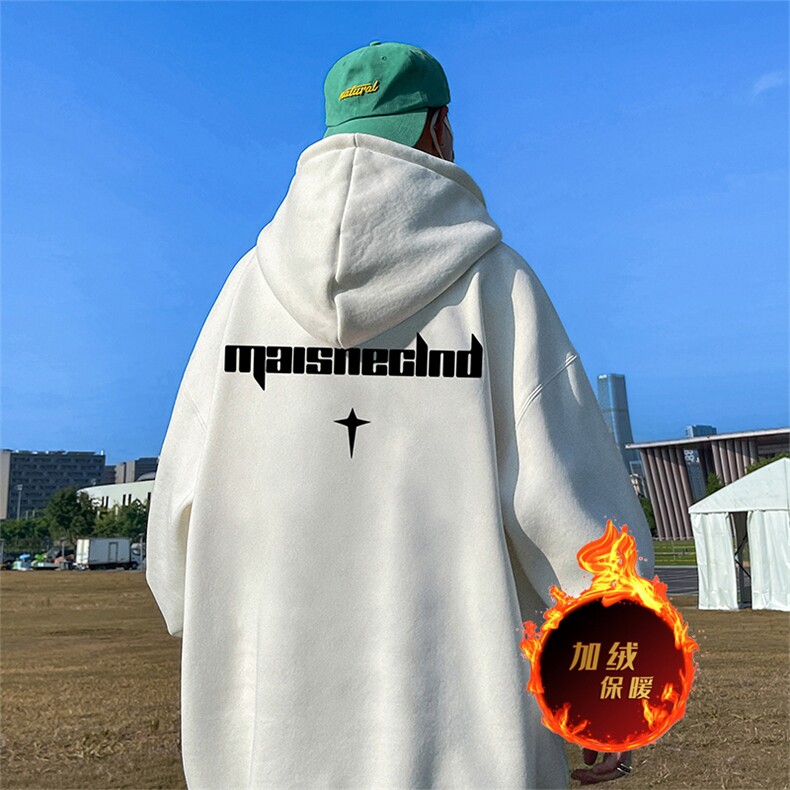 500克重磅秋冬美式加绒加厚卫衣外套DL1718常规特P35加绒特40,男装卫衣,电商A486