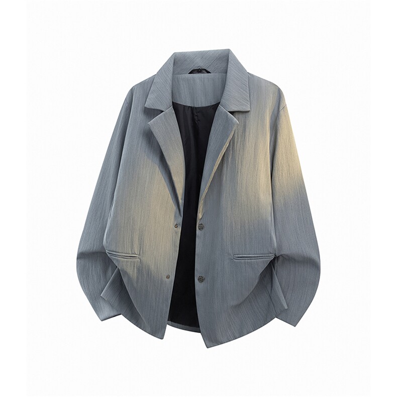 韩版A字廓形西装休闲外套男翻领西服JK2235-P75，男装西服套装，星座210-1