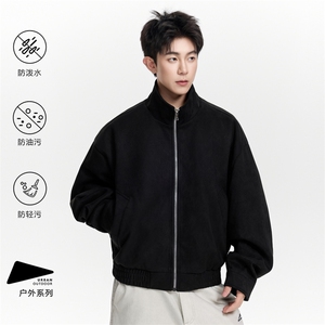 得物二开 美式高街潮牌设计感夹克外套男2025秋季新款JK1237-P98图片