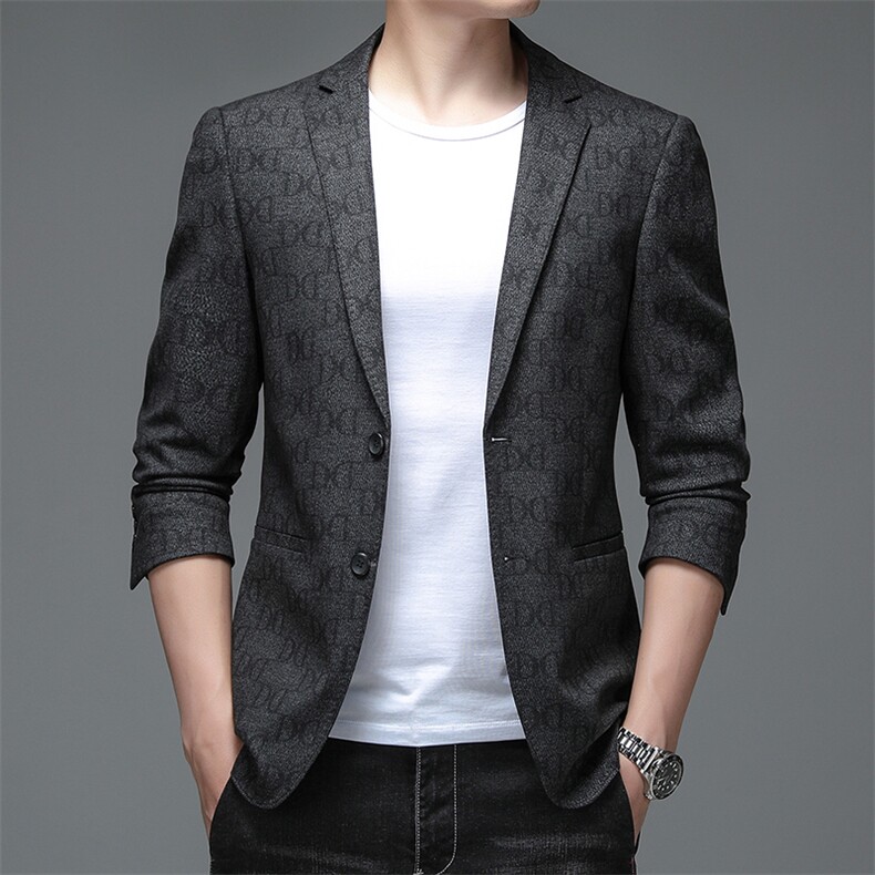 X3329钱塘2020-2新款中年男士西服休闲百搭薄款单西外套货稳P142，男装西服，钱塘207-2