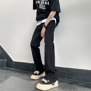 C2049-TP3568高街牛仔裤男水洗宽松百搭潮牌青少年休闲长裤,牛仔裤搭穿搭图片