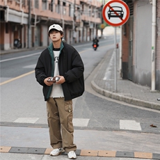 日系撞色工装棉服202-8-M093-P135-控168，男装棉衣，星座222-2（原202-8）