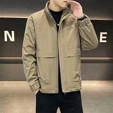 加棉加厚秋冬大码工装外套男士帅气立领夹克时尚棉服ZY802-P65，男装夹克，星座310B-3