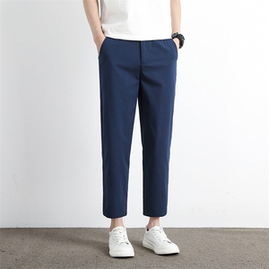 男装新品9分裤潮男休闲裤图片