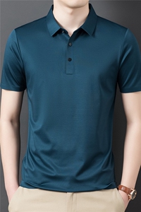 BGW509022春夏男士新款短袖T恤青年修身翻领体恤休闲POLO衫图片
