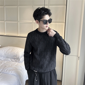 B353 MY8816 P68 L-3XL 白冬季男士常规版型潮版针织衫套头毛体图片