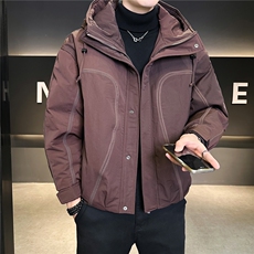 标50绒户外工装男士羽绒服冬季2025新款加厚外套A313-6610-P255，男装羽绒服，电商A313