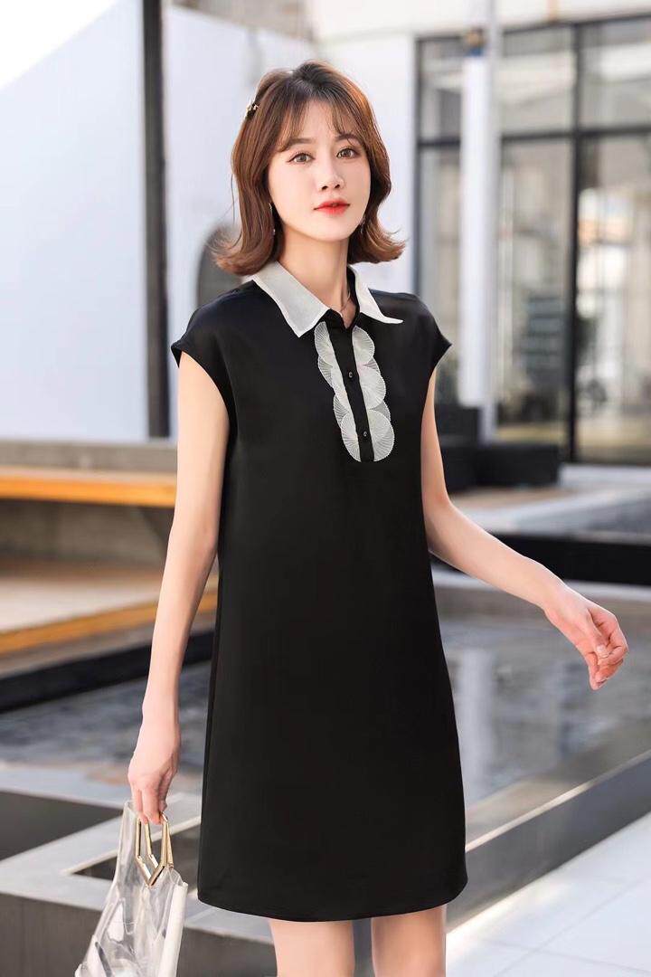 新款夏装连衣裙，女装连衣裙，水恋百合