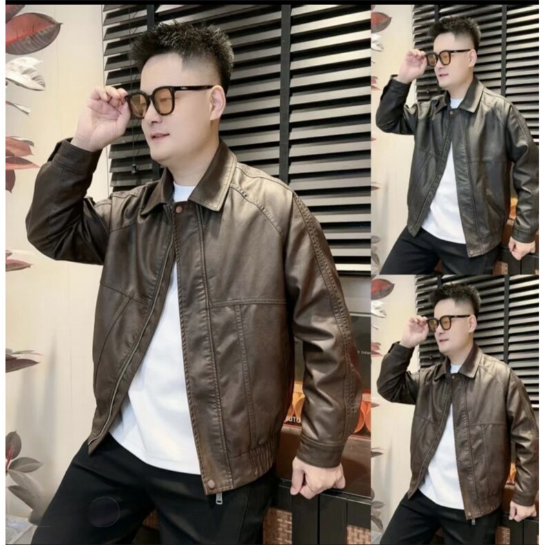 韩版潮流美式复古休闲皮衣立领皮衣A329-P8806-P155，男装皮衣，电商A329