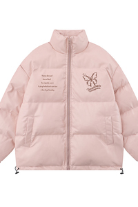 白底 23新款冬季时尚百搭立领PU 皮棉服外套MY6459P115控158图片