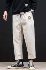 K43101-P25加绒款-P35休闲裤男士大码宽松九分运动裤男裤男直筒，男装休闲裤，电商A040A