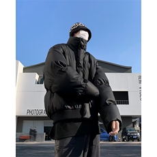 立领pu皮短款棉服男款冬季棉衣美式炸街痞帅高级感防寒服外套，男装棉衣，星座410-6（原星座1304-1）