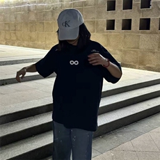 万针全刺绣解构设计260克重磅双纱纯棉高品质美式高街短袖T恤特35，男装T恤，电商A486