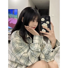 TC661-p45衬衫上衣女夏季新款学院风设计感小众宽松衬衣外套，女装衬衫，星座617A-2