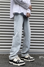 ins潮流男生水洗牛仔裤高街修身小脚裤B315-K23252-P50控68，男装牛仔裤，电商B315