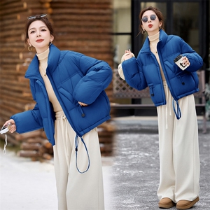 2025新款新标90白鸭绒保暖面包羽绒服图片