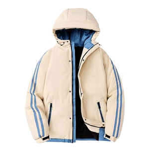 2025冬季两条杠棉衣羽绒棉服百搭情侣棉衣外套男1018-758-P48图片
