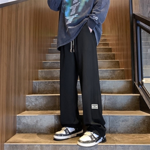 秋冬新款华夫格休闲裤男宽松大码百搭华夫格休闲裤-K938 特批32图片