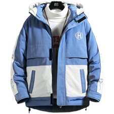 男士休闲连帽加厚保暖棉衣外套棉服棉袄冬季防寒开衫男装M996P75，男装棉衣，电商B226-2（原B217-2）