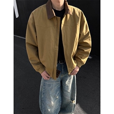 美式工装夹克水洗帆布翻领外套男xh90-特p80，男装夹克，电商B367