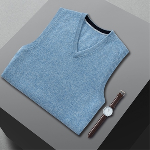 2025年秋季时尚百搭通勤简约休闲马甲，男装背心/马甲，玖雪绒羊绒