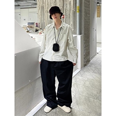 美式潮牌高街复古泡泡纱竖条纹日系肌理长袖衬衫男女休闲宽松衬衣，男装衬衫，电商A443