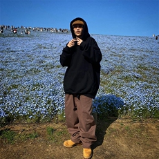 抖音得物高品质二开25年秋冬重磅曼巴棉美式宽松连帽纯色卫衣Y99，男装卫衣，电商A486