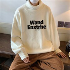 高质量！秋冬季高领毛衣男士加绒加厚翻领针织衫男毛线衣FL56-P45，男装针织衫/毛衣，电商B367