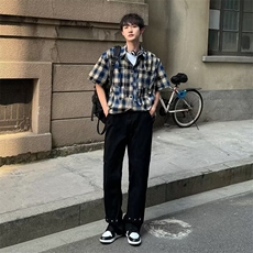美式机能牛仔裤男士夏季痞帅微喇裤男生休闲裤子潮NZ783，男装牛仔裤，星座1116A-1（原606A）