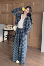 【2025春款现货】百搭条纹套装088-7719p165k228，女装套装/套裙，2C088