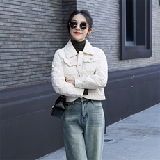 （现货）时尚短款羽绒服女2024冬季新款小个子加厚保暖外套，女装羽绒服，仟媚宠