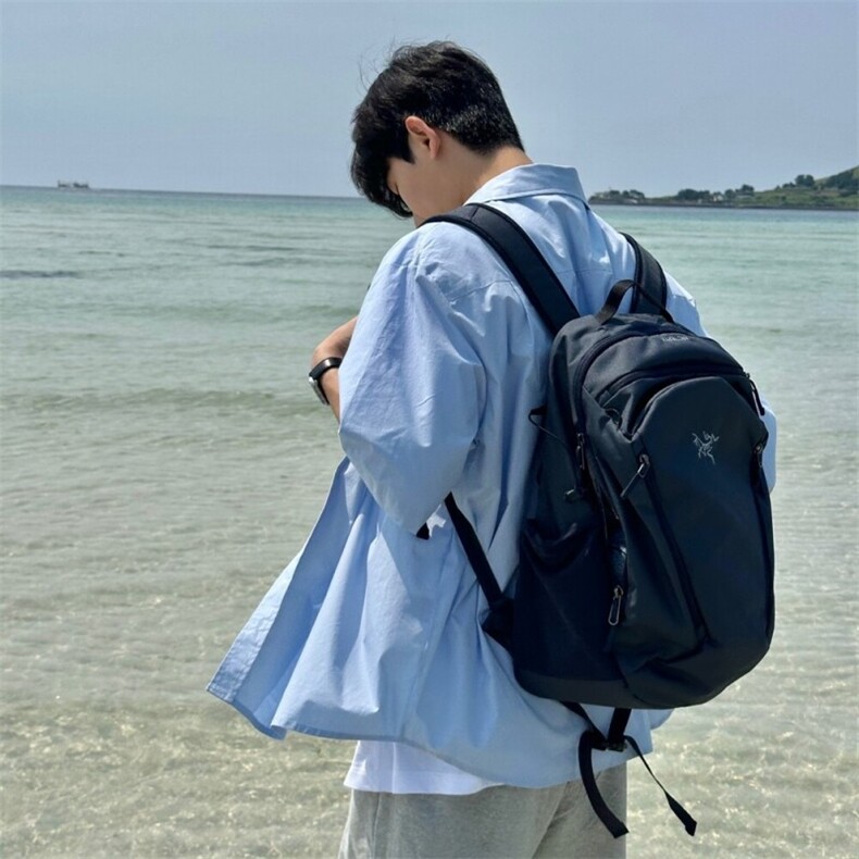 816B-CS027-P50 中性风夏季休闲韩版短袖衬衫外套韩男图片