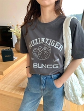 小老虎印花短袖，其它，约澜